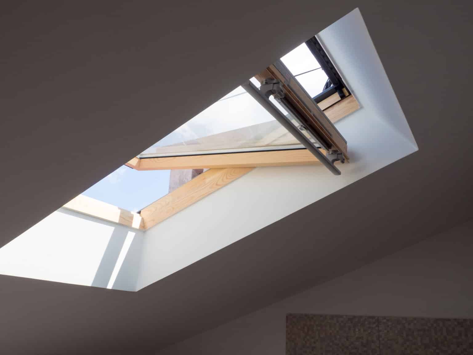 Velux ouvert.