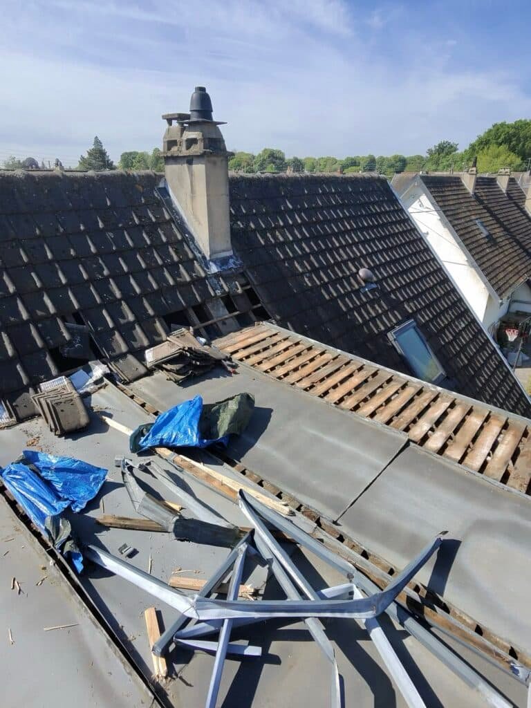Rénovation de toiture et faîtage à Rouen